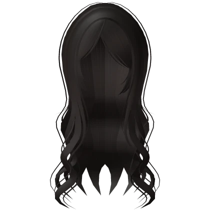 💗 sweet flowy long wavy hair dark brown 2