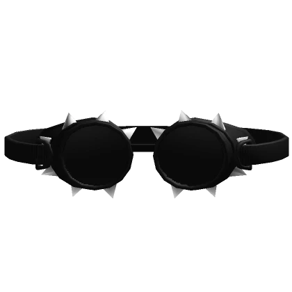 Y2K Black Spike Goggles