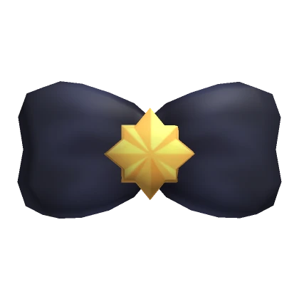 Star Pearl Bowtie - Black