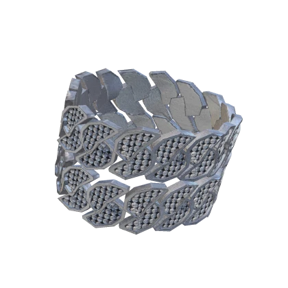 [Boy] Iced Out Stack Cuban Chain Bracelet Right 