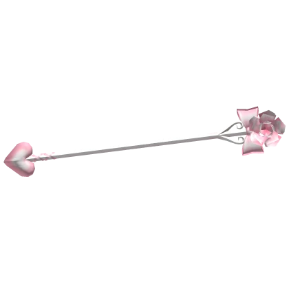 Pink and White Cupid's Heart Arrow (Head)