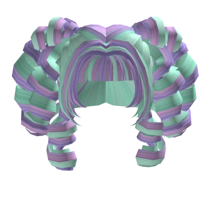 qt bittersweet pastel harajuku cute curly pigtails