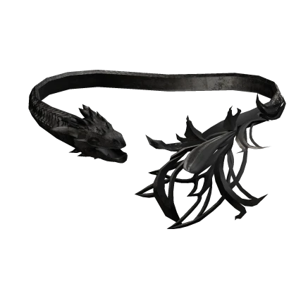 3.0 Dark Steel Dragon Necklace of the Queen