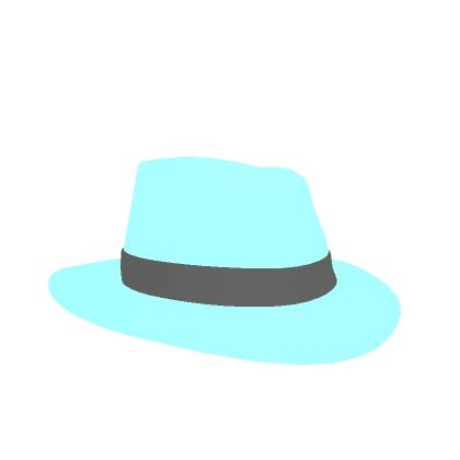 Neon Blue Fedora