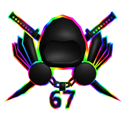 67 Cartoony Rainbow Dominus Chain Katana Combo