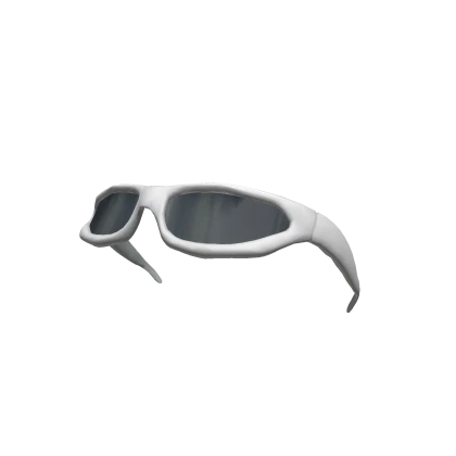Y2k Raised Wrap Shades (White)