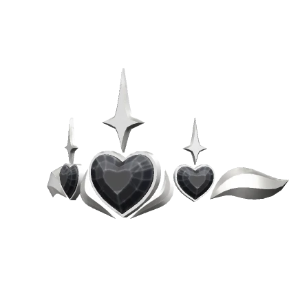 Obsidian Crown of Hearts