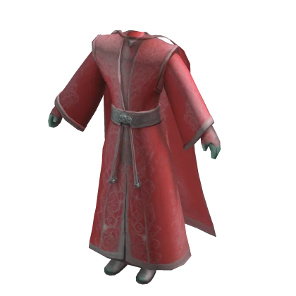 Runic Crimson Mage Robe