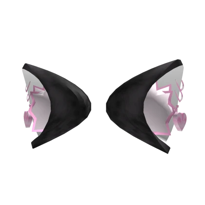 Cute Kitty Cat Ears (Black&Pink)