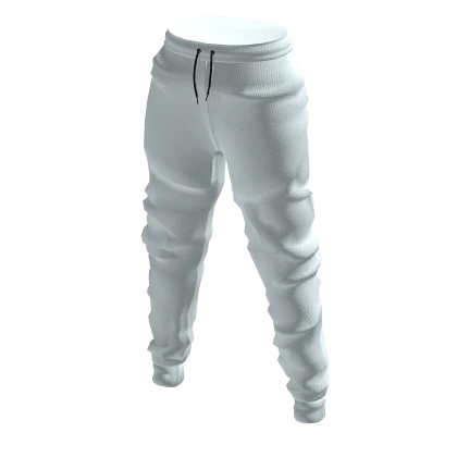 Tech fleece bottoms white