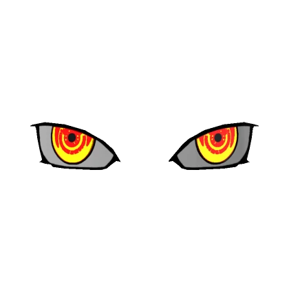 Glowing Chakra Eyes Sunset Red