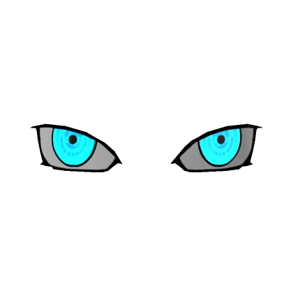 Glowing Chakra Eyes Light Blue