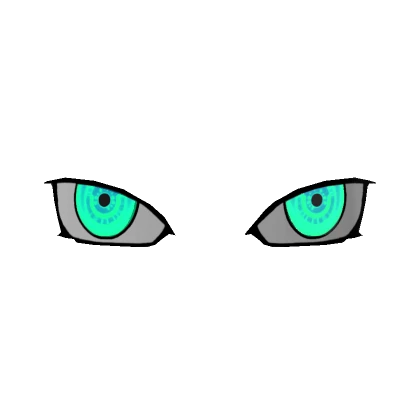 Glowing Chakra Eyes Mist Green