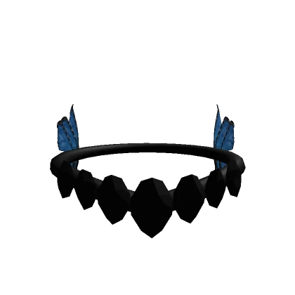 Blue Butterfly Crown