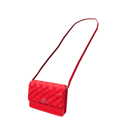 Red Luxury Diamond Pattern Purse (3.0)