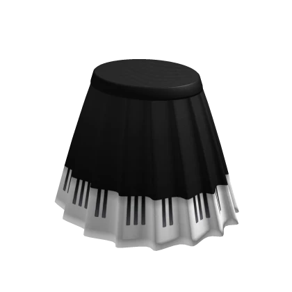 Pleated Piano Skirt