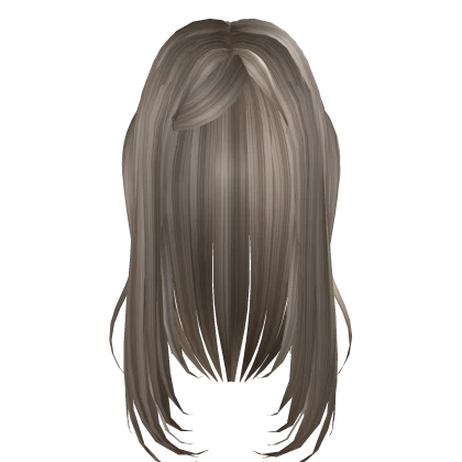 Gyaru Hime Half Up Half Down Pigtails ash blonde