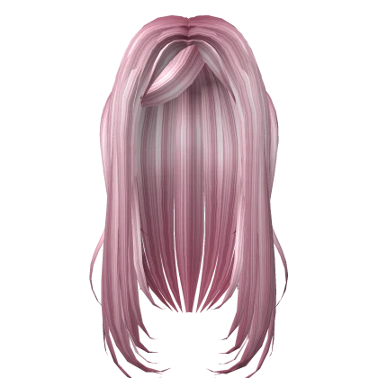 Gyaru Hime Half Up Half Down Pigtails Pink