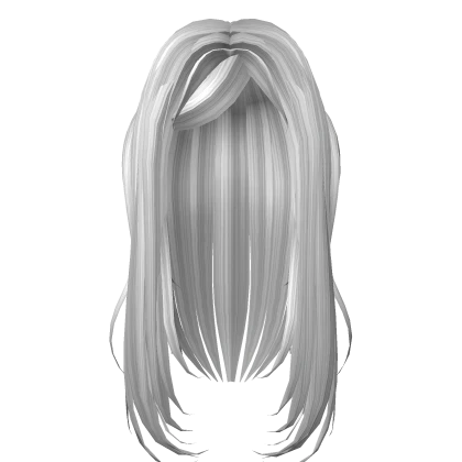 Gyaru Hime Half Up Half Down Pigtails white