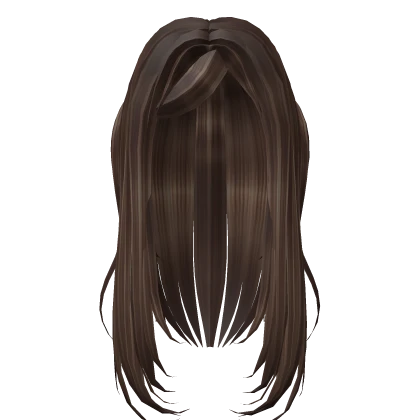 Gyaru Hime Half Up Half Down Pigtails brown 