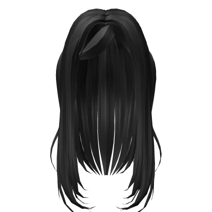 Gyaru Hime Half Up Half Down Pigtails black 