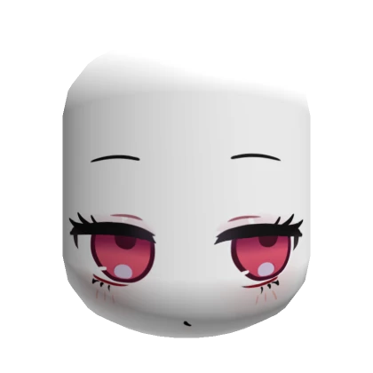 Upset Doll Makeup Face (Red)