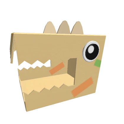 Cardboard Dinosaur Headgear