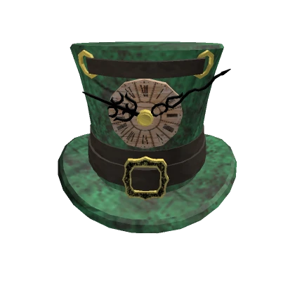 Green Punk Clock Hat