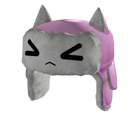 Pink Cute Cat Ushanka