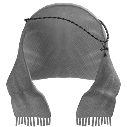 Vintage Chrome Scarf (White) V2