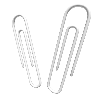 White Paperclip Ears