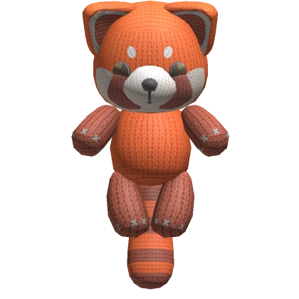 Knit Red Panda [Waist]