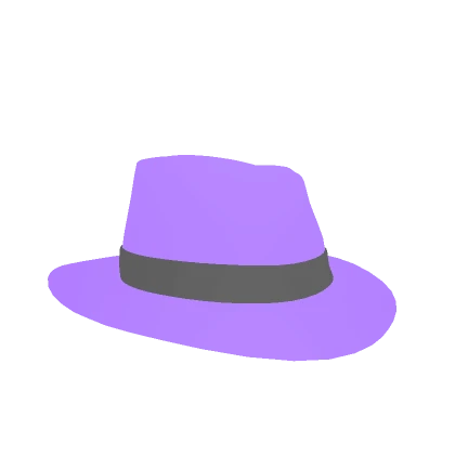 Purple Neon Fedora