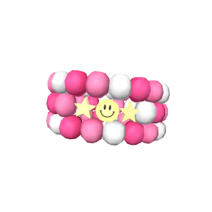 3.0 Pink Pearl Preppy Armband