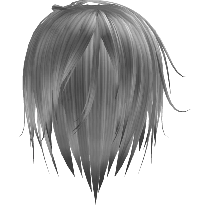 messy nettspend scene emo boy hair silver