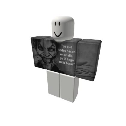 TRL Joker Romeo cyber y2k emo white long sleeve