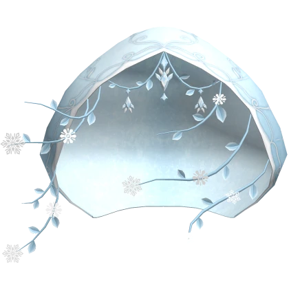 Magical Ice hood - blue