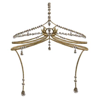 [👑] Elegant Moon Tiara - Gold