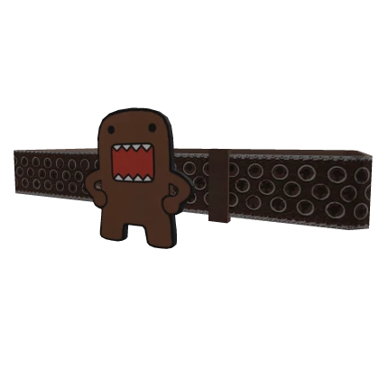 Domo Kun Brown Rhinestone Belt [1.0]