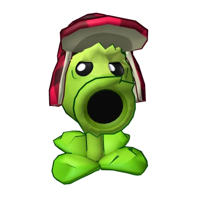 Primal Peashooter with Hat (PvZ)