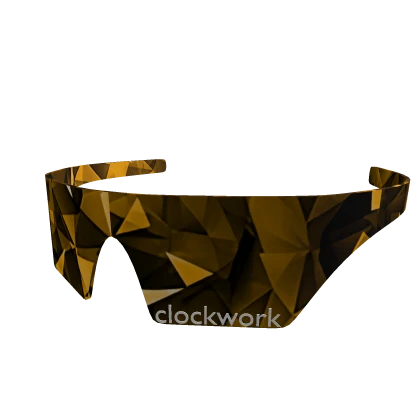 ✅ Gold Sparkle Time Clockwork Shades