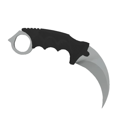 Silver Karambit