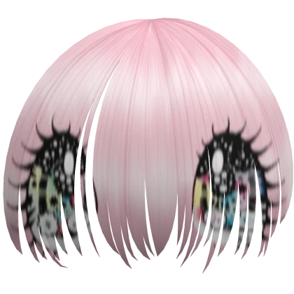 wispy overgrown trashy harajuku anime eye bangs