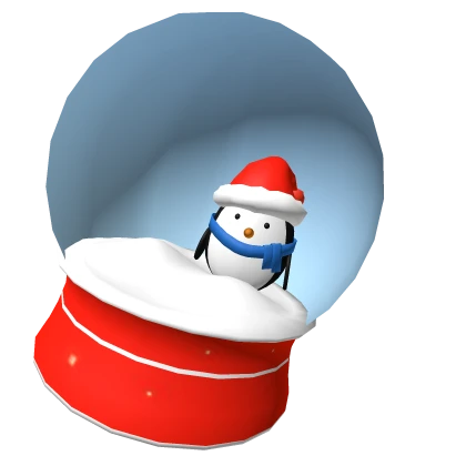 ❄️Snowglobe with a cute New Year penguin