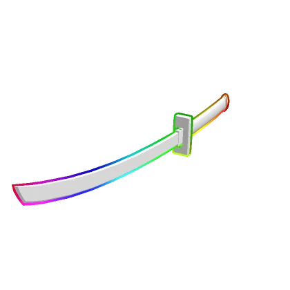 Rainbow Cyberpunk Katana