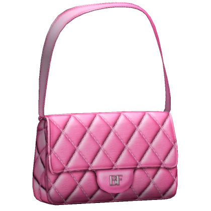 Quilted Luxury Purse in Hot Pink