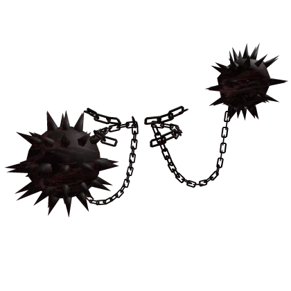 Red Spiked Shackles