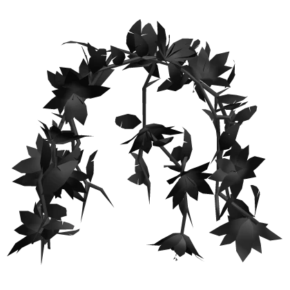 Black Flower Vines