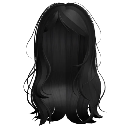 Really Messy Morning Wavy Hair in Black