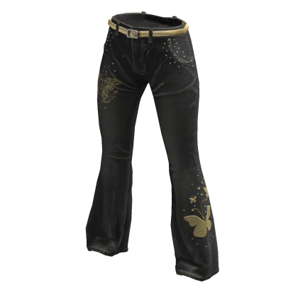 ardor* - cute glitter jeans (black)